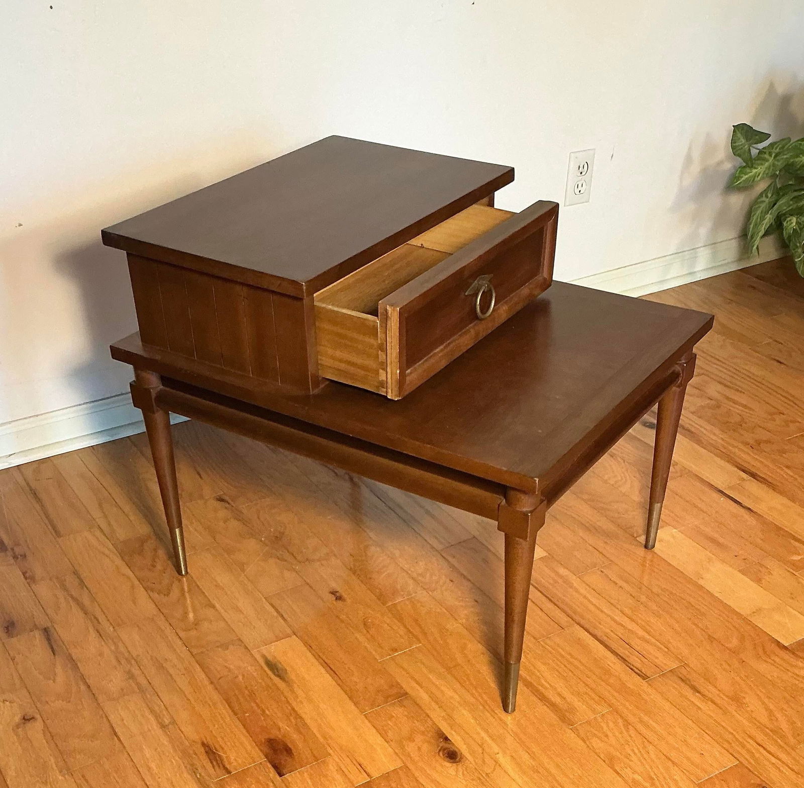 Vintage Inlaid Side Table by American of Martinsville, Circa 1960s - 6