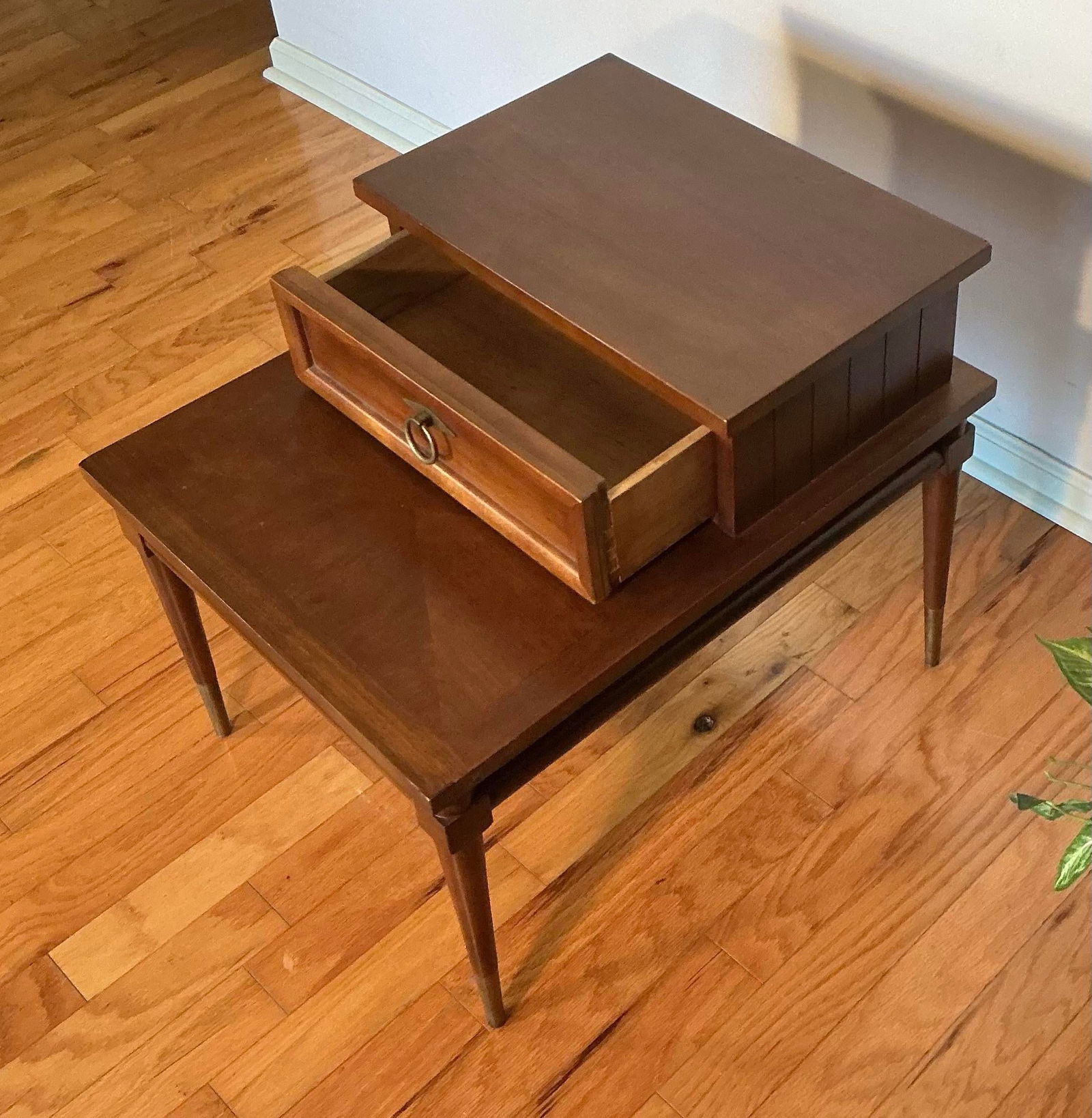 Vintage Inlaid Side Table by American of Martinsville, Circa 1960s - 8