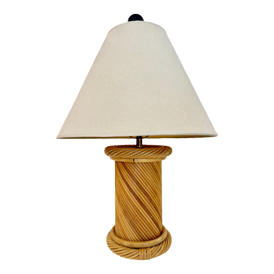 Boho Chic Twisted Pencil Reed Table Lamp (1 of 7)