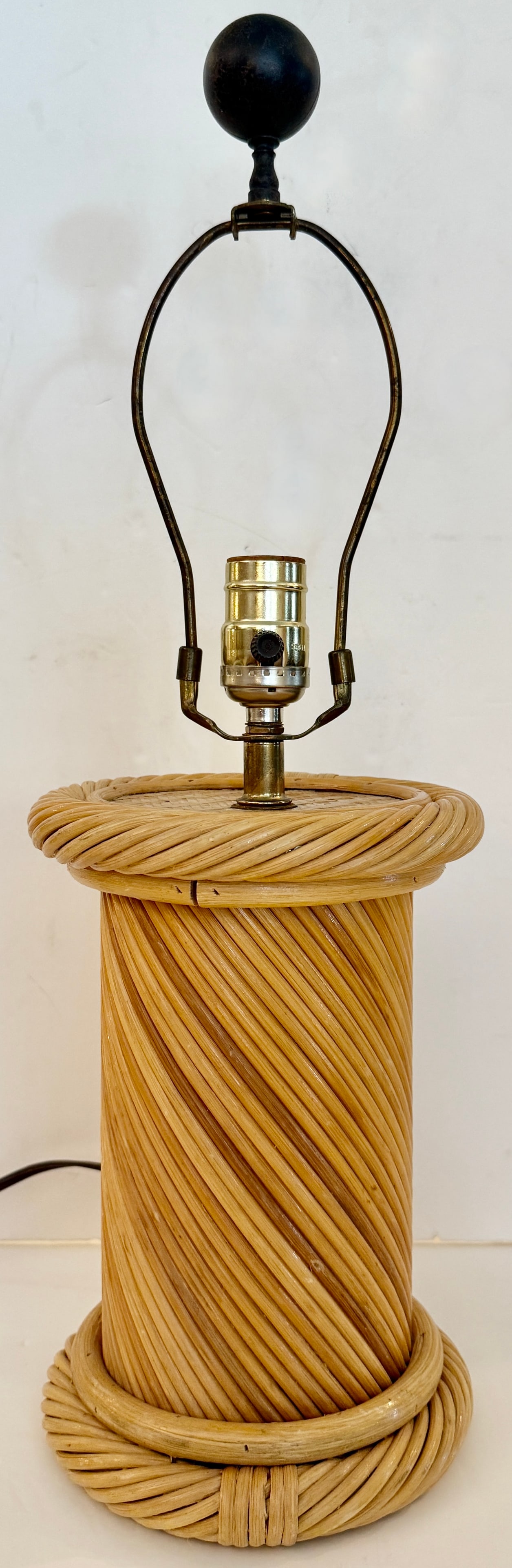 Boho Chic Twisted Pencil Reed Table Lamp - 7