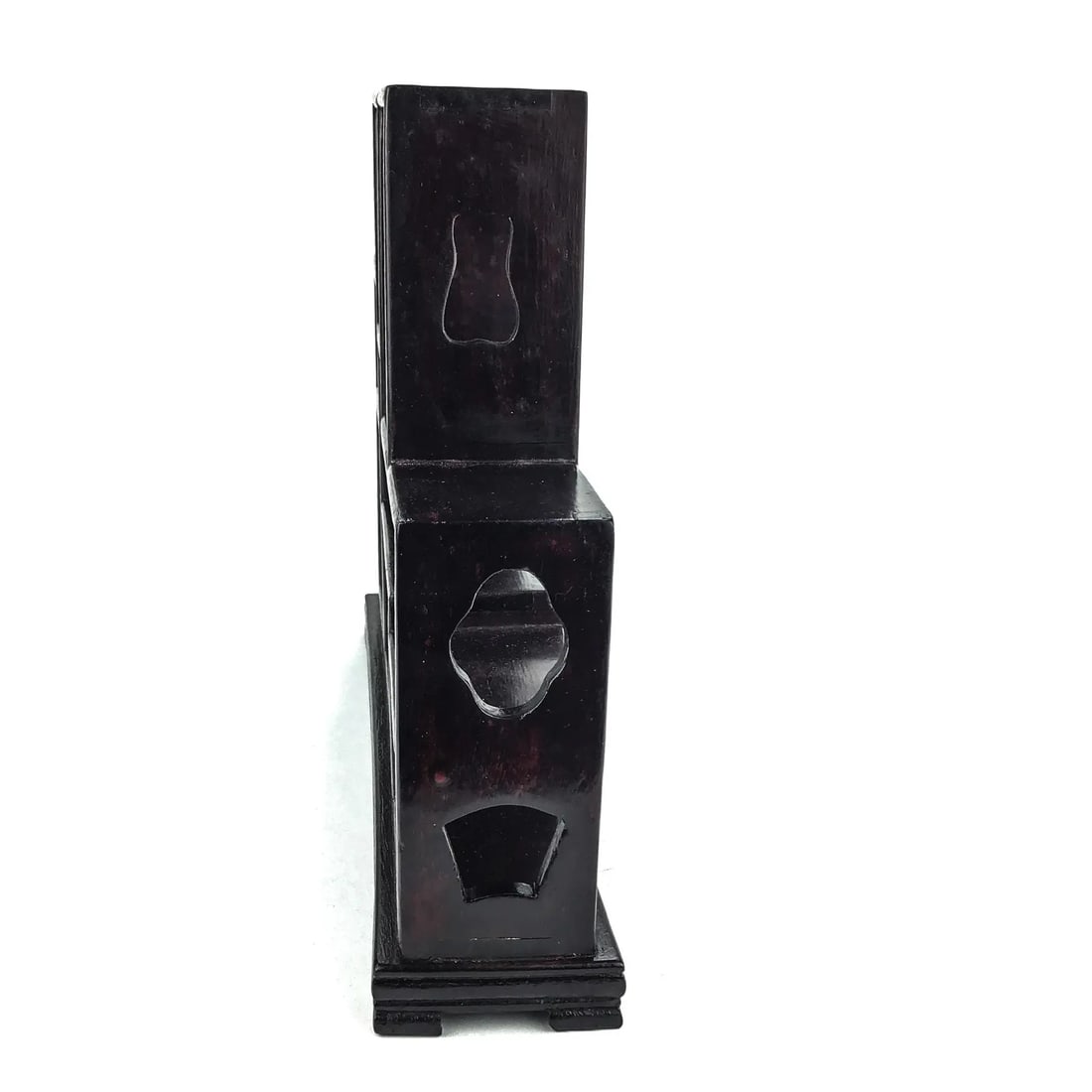 Vintage Chinese Ming Style Miniature Tabletop Rosewood Etagere - 7