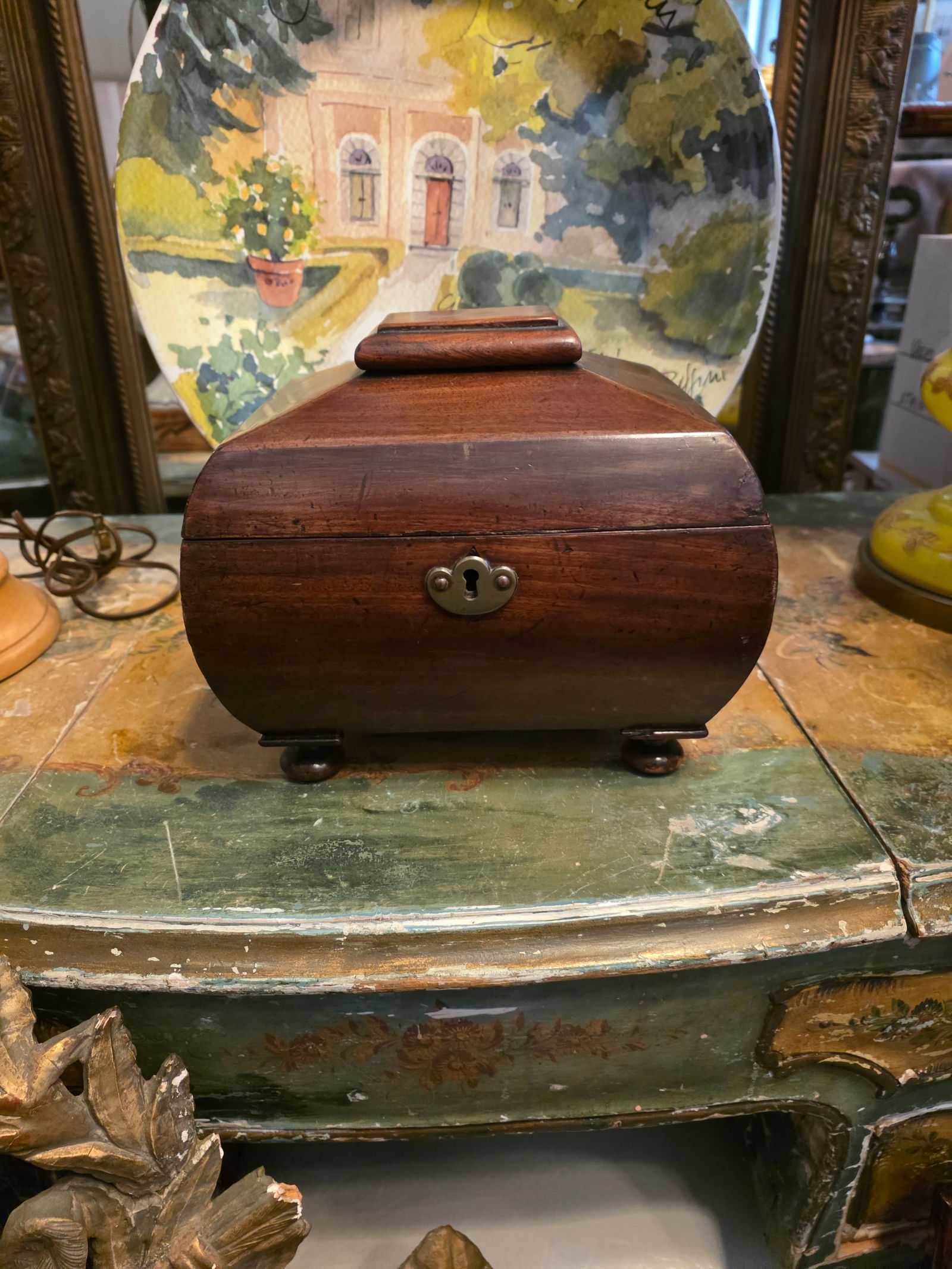 Antique Tea Caddy Box - 2