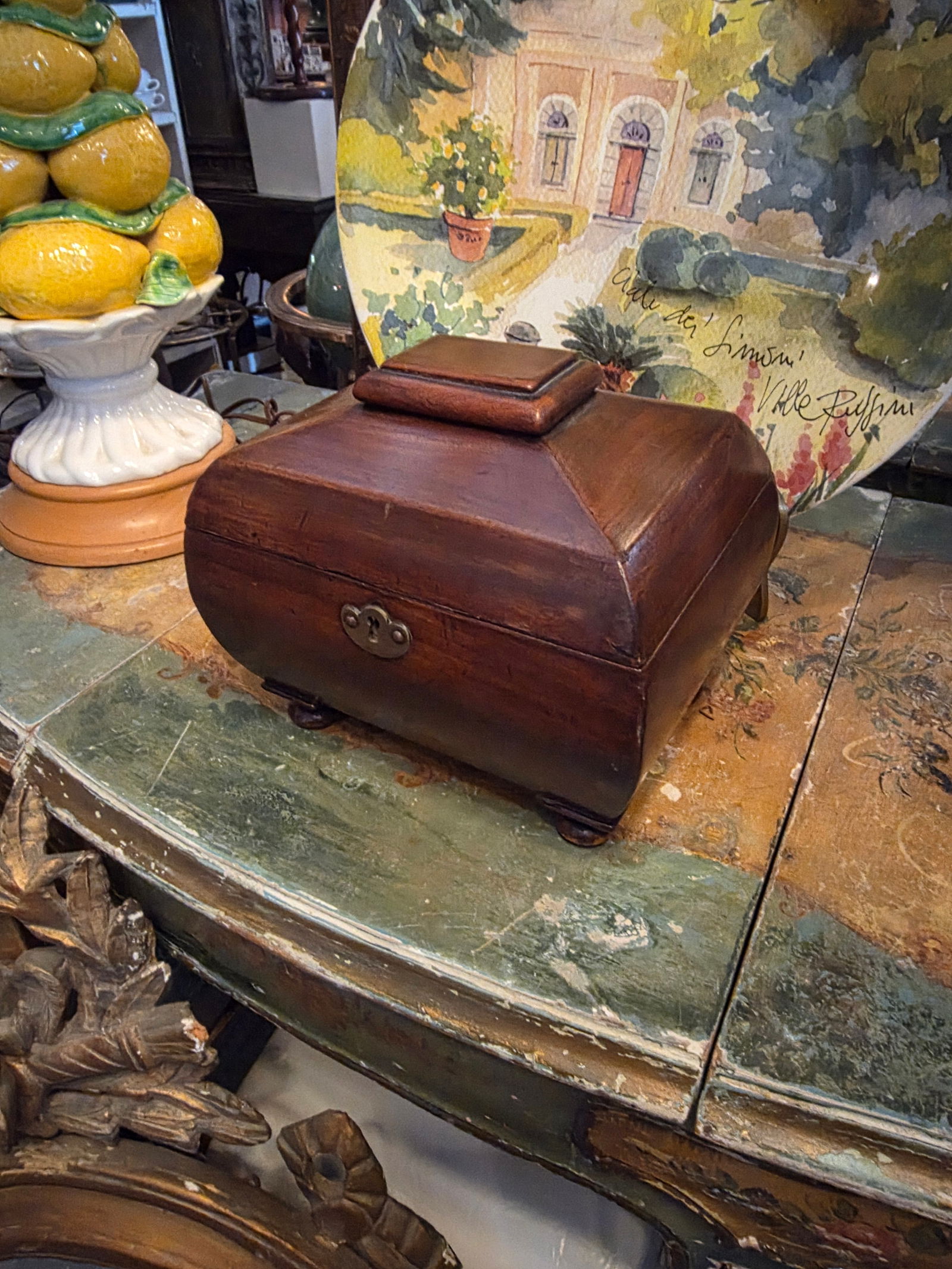 Antique Tea Caddy Box - 3