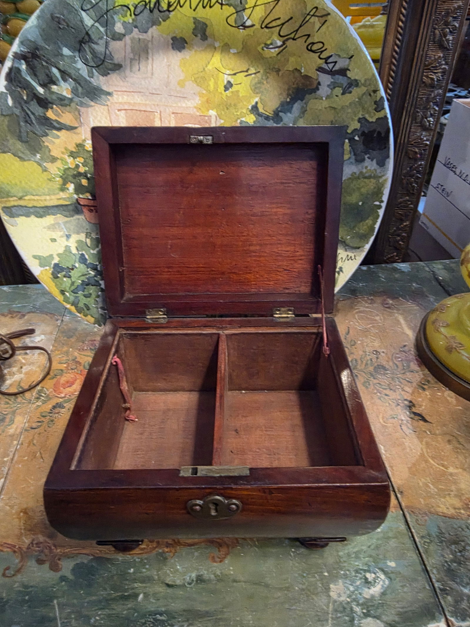 Antique Tea Caddy Box - 4