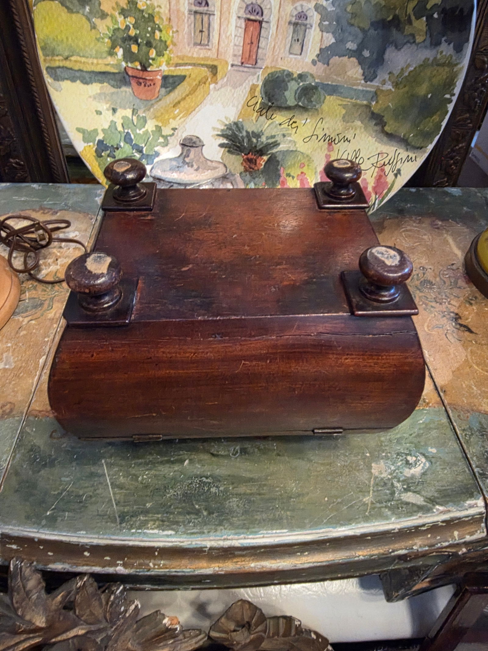 Antique Tea Caddy Box - 5