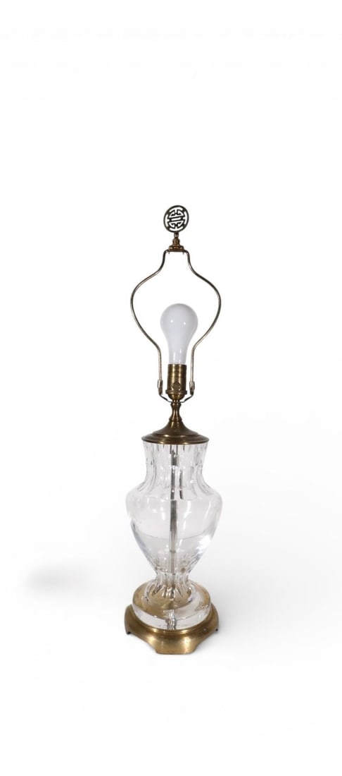Late 20th Century Crystal Table Lamp by Wildwood - 6