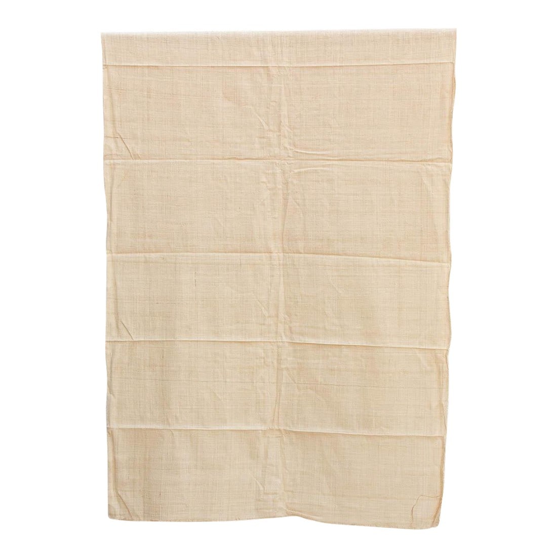 Organic Peace Silk Throw, Natural Grid (1 of 5)