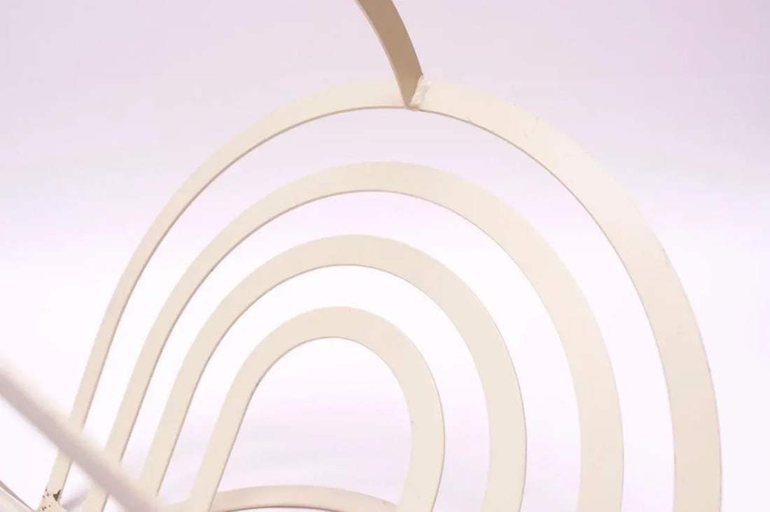 Designer Vintage "Arched" Magazine Rack after Vernor Panton - 12
