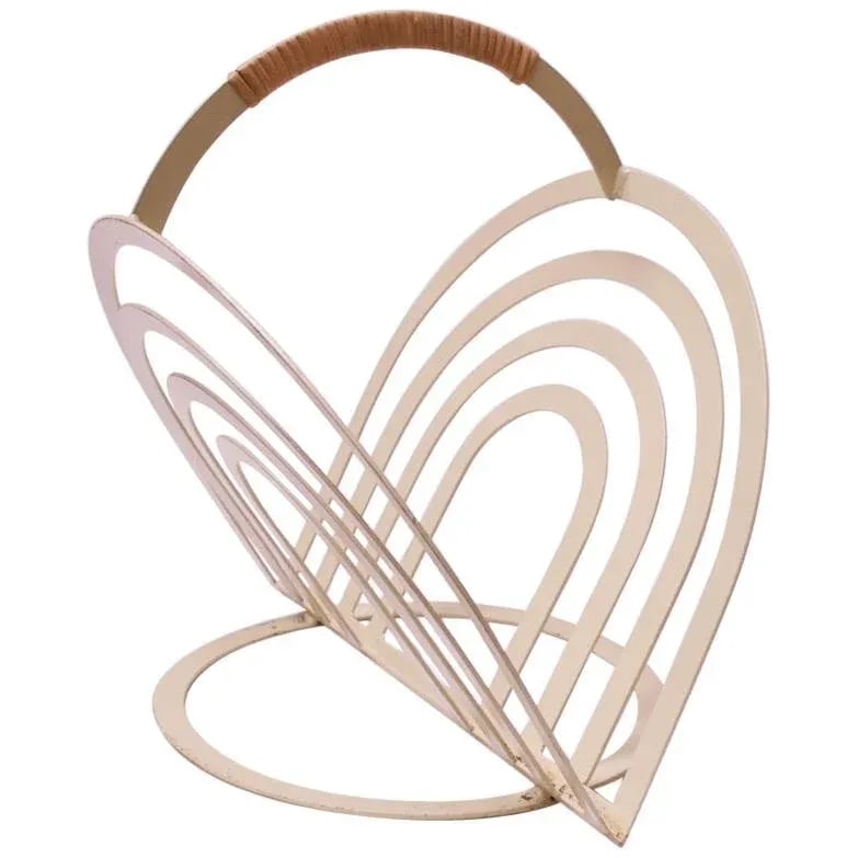 Designer Vintage "Arched" Magazine Rack after Vernor Panton - 13