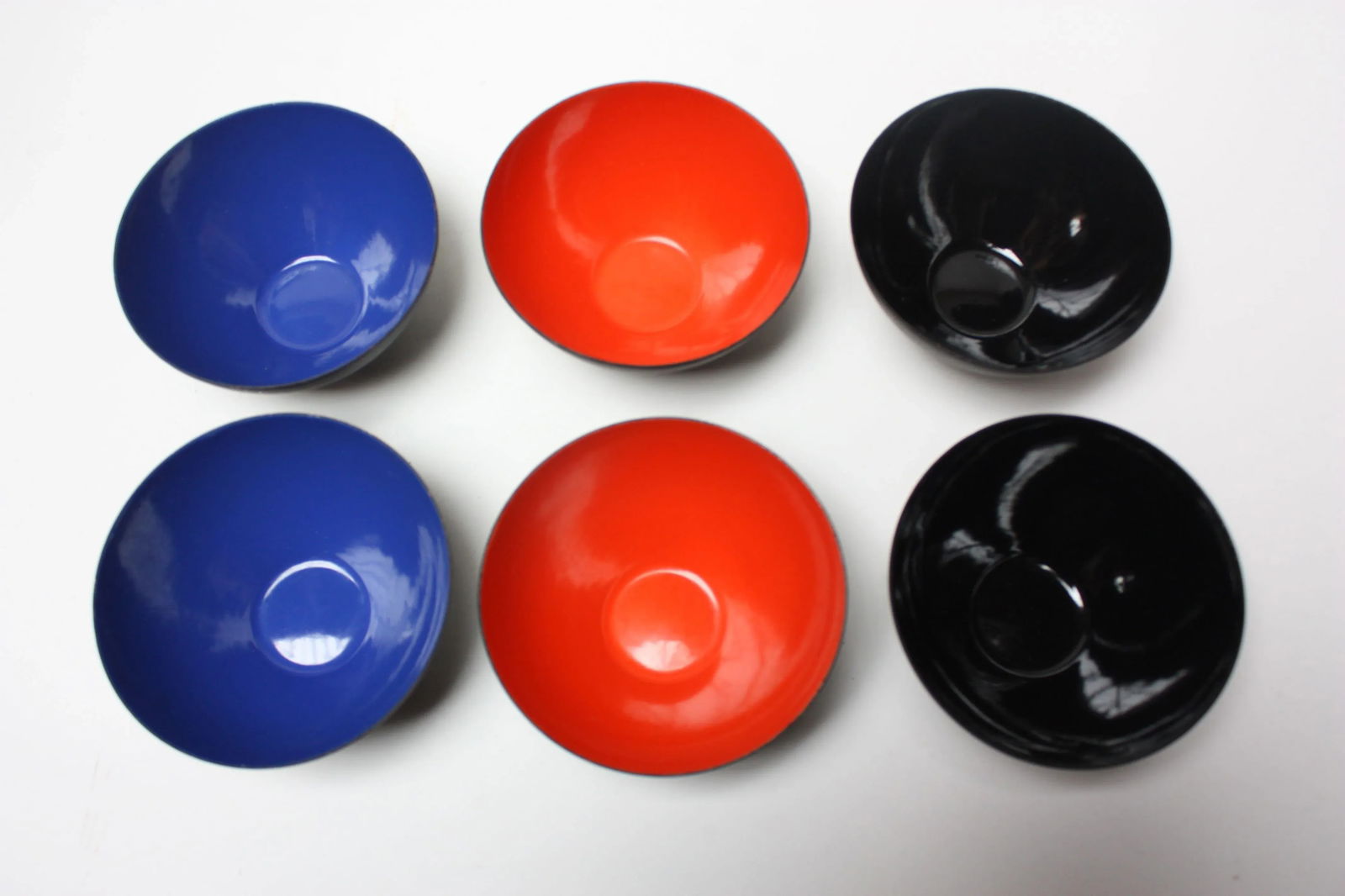 Enamel Krenit Bowls by Herbert Krenchel - Set of 6 - 2