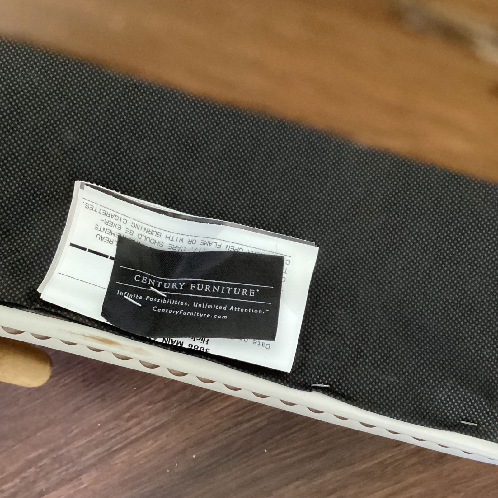 Late 20th Century Century Furniture Carved Wood Petite Armchair With Leather Seat - 6