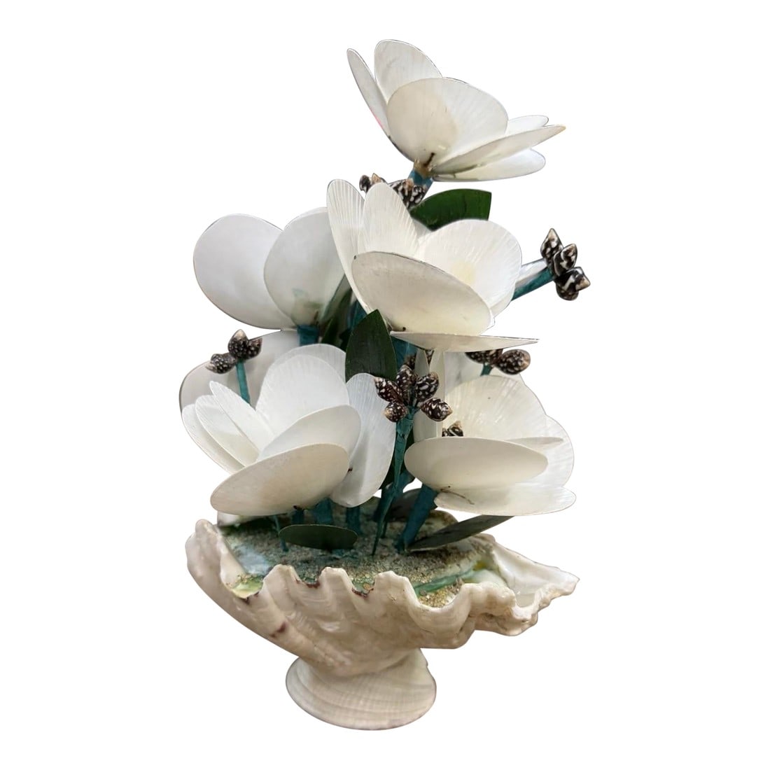 Seashell Floral Arrangement Bouquet Figure Decor Vintage Sea Shells (1 of 4)