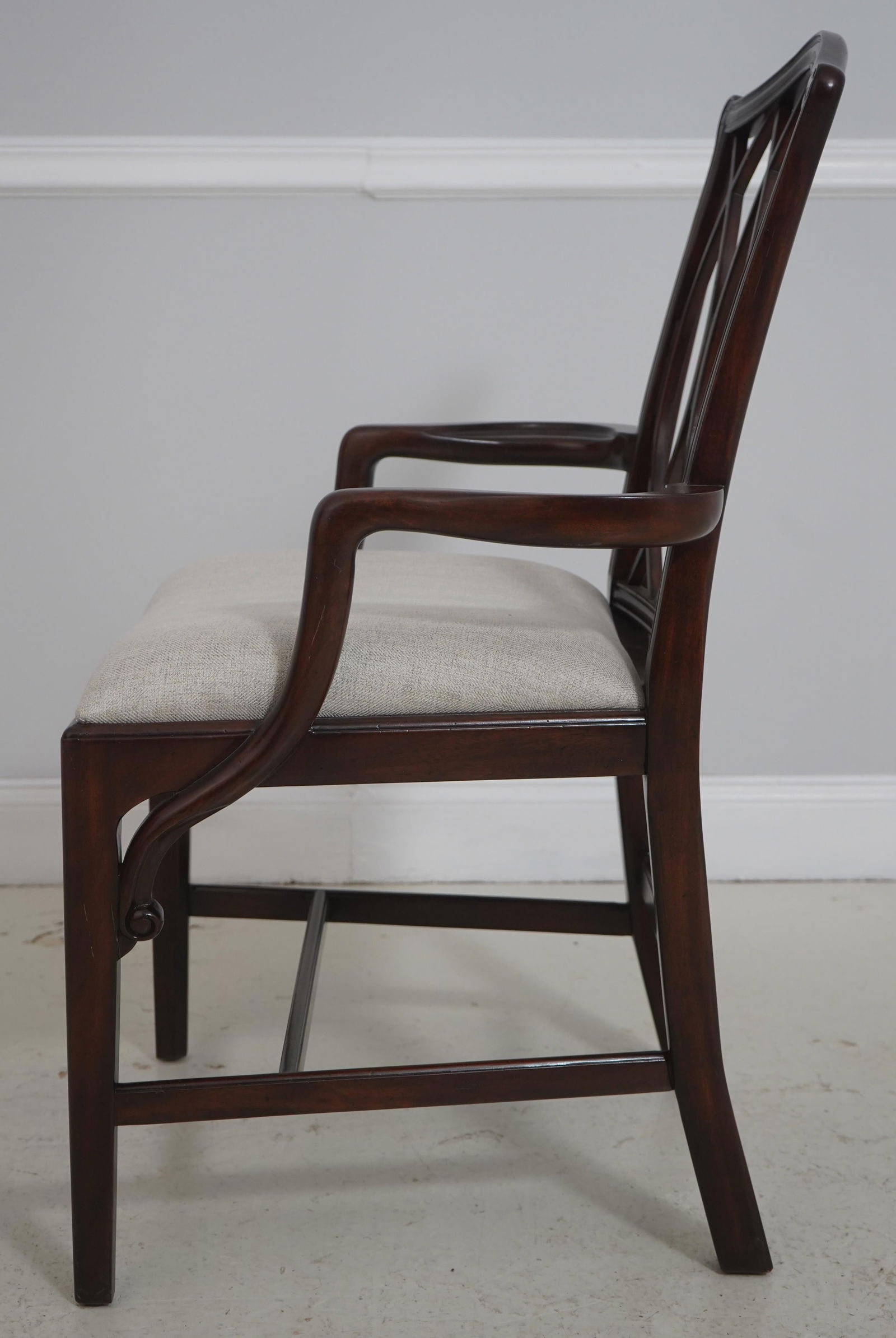 Theodore Alexander Chippendale Mahogany Armchair - 3