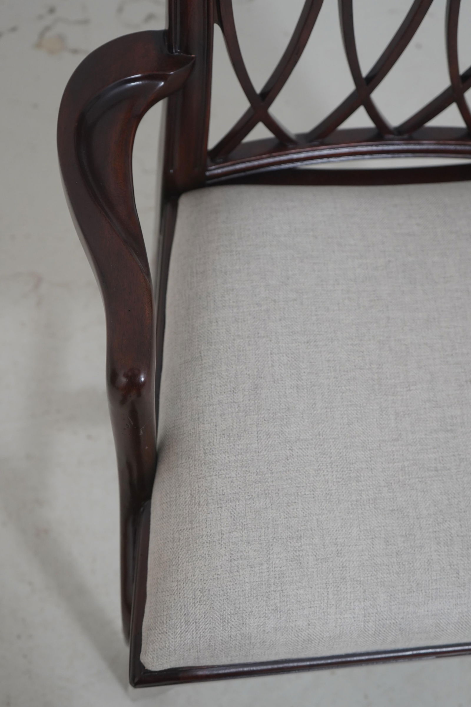 Theodore Alexander Chippendale Mahogany Armchair - 6