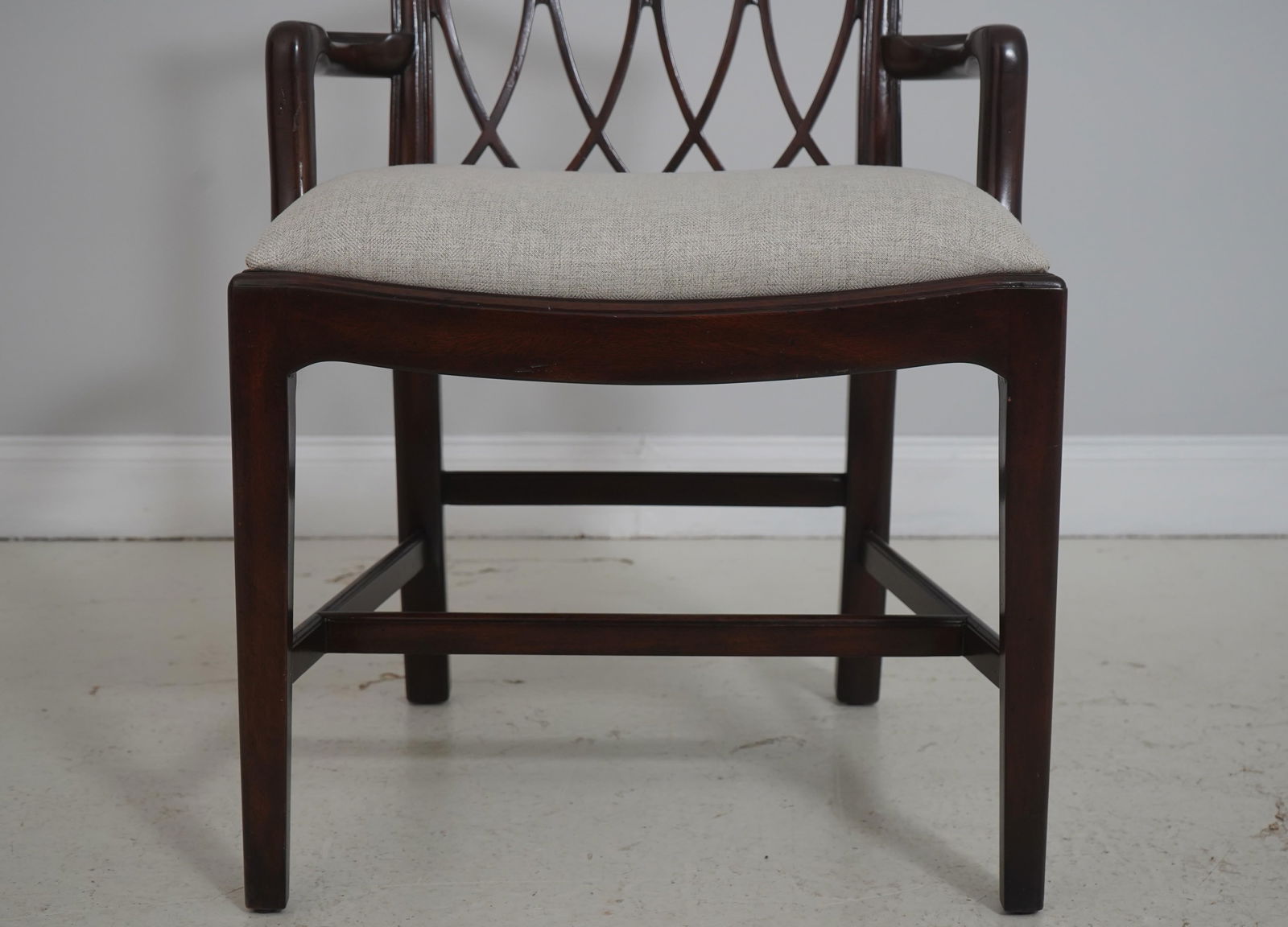 Theodore Alexander Chippendale Mahogany Armchair - 7