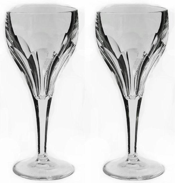 Villeroy & Boch Milano Pattern Crystal Wine Goblets- Set of 2 - 5