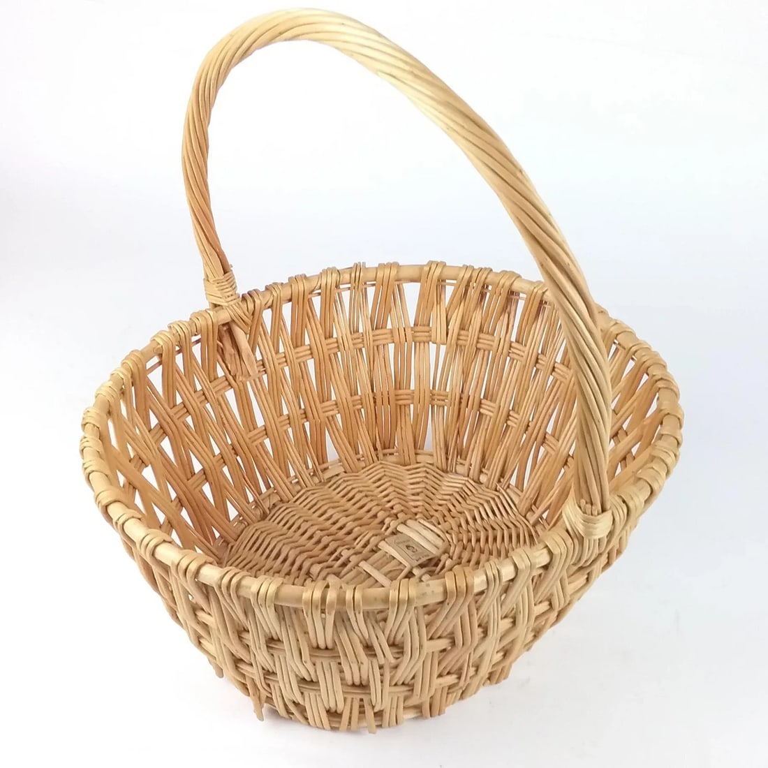 Vintage Hand Woven Basket Spain - 2
