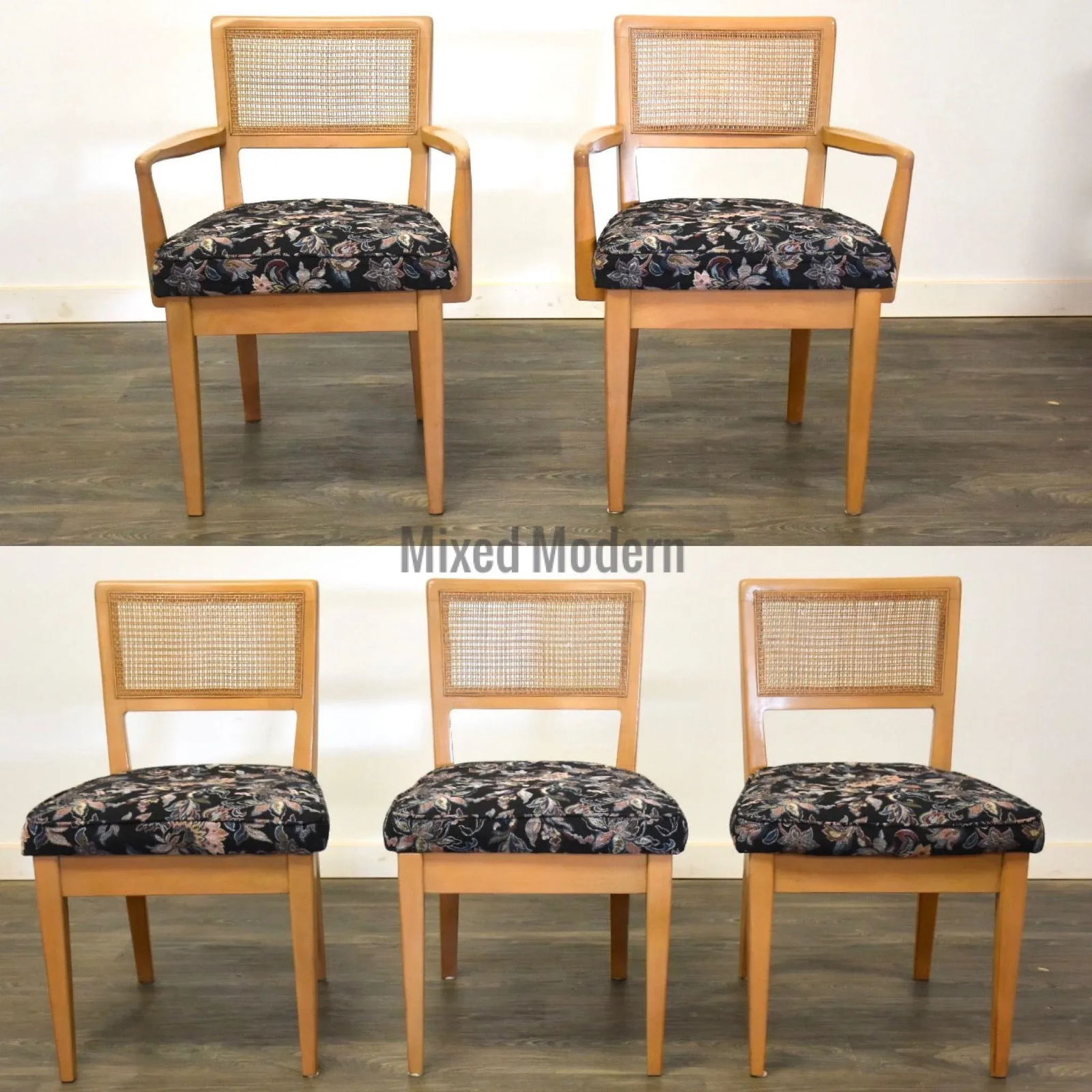 Edward Wormley for Drexel Dining Chairs - Set of 5 - 11