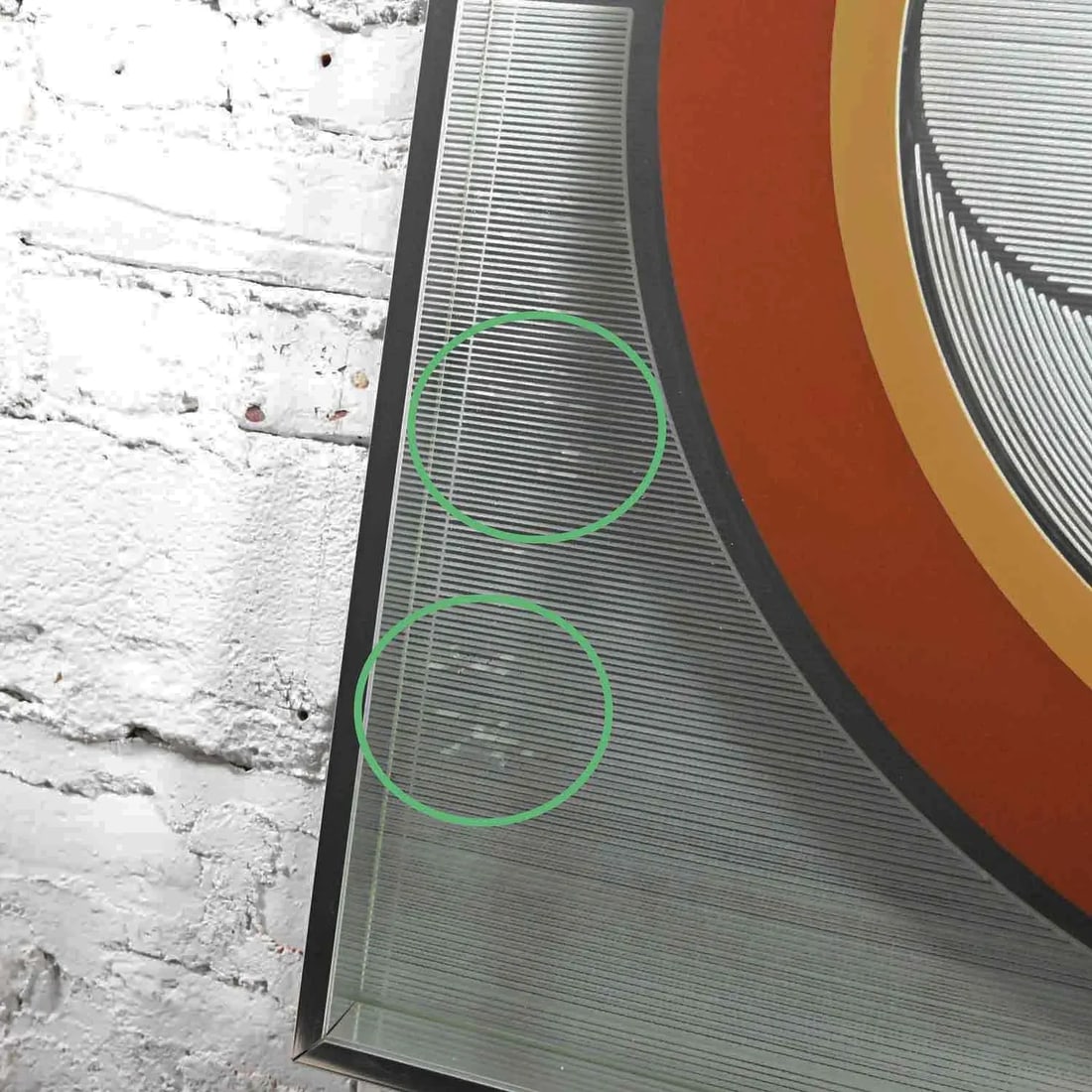 Vintage Modern Mod Op Art or Pop Art Mirror by Greg Copeland Style #1034 - 10