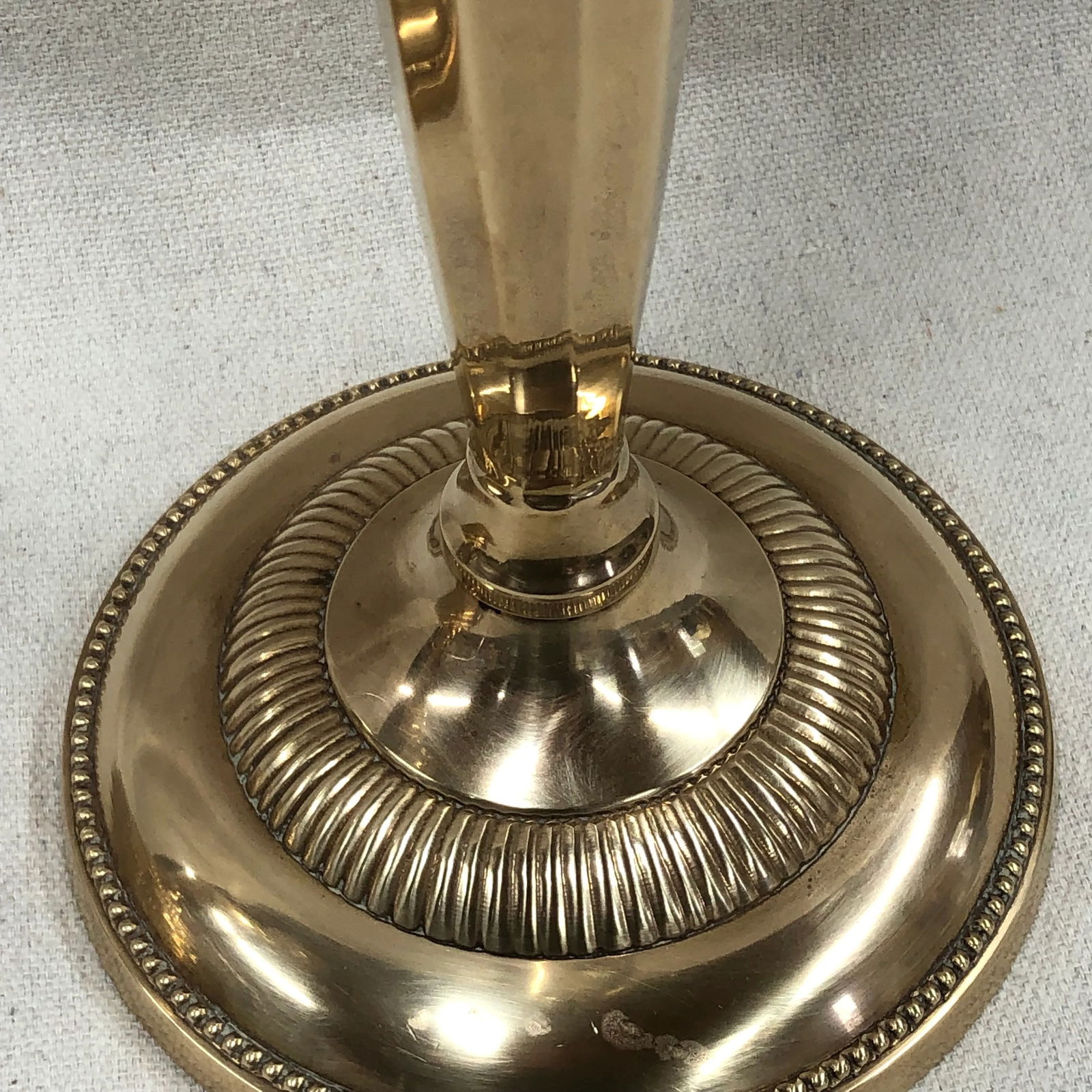 Andrea by Sadek Brass Candlesticks - a Pair - 7