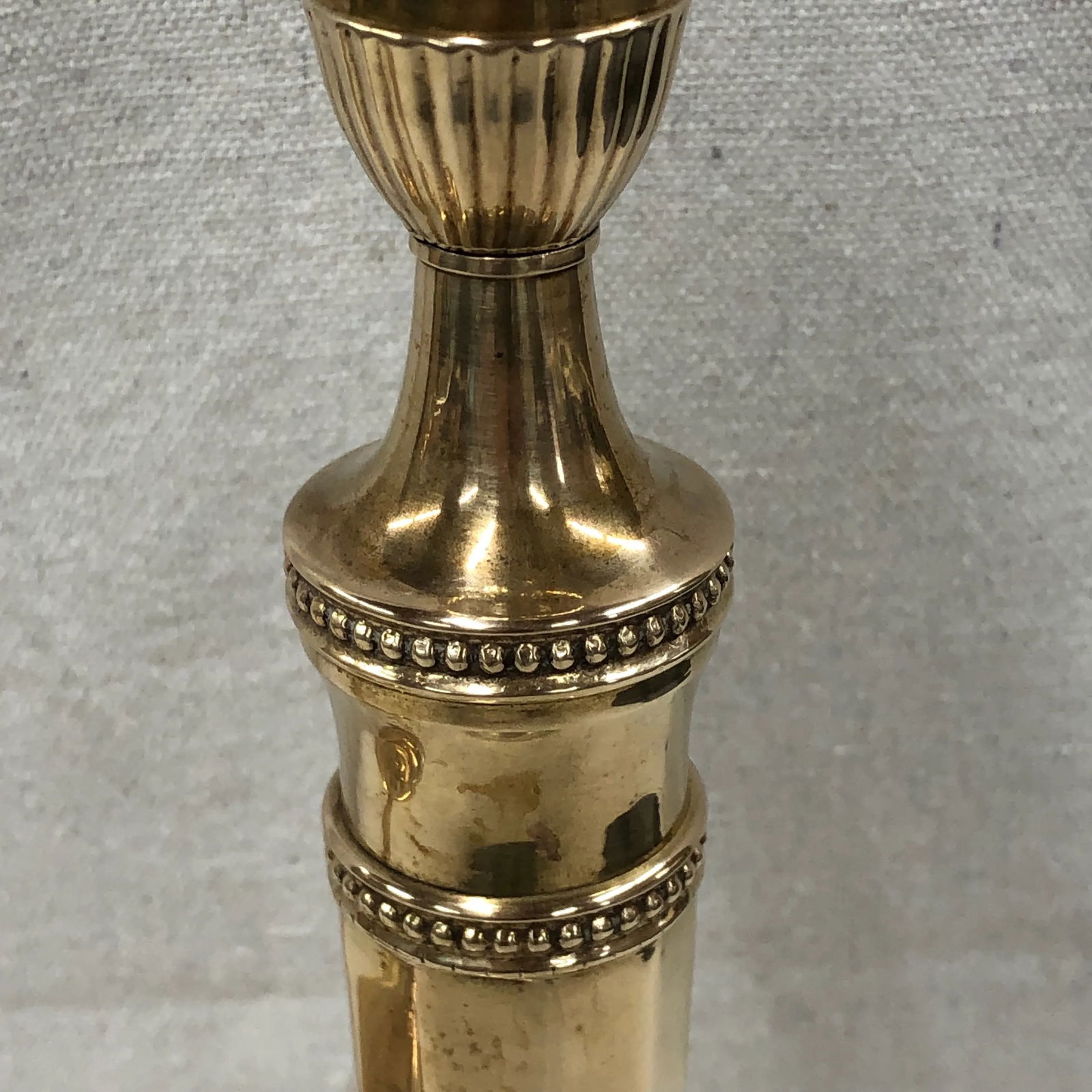 Andrea by Sadek Brass Candlesticks - a Pair - 8