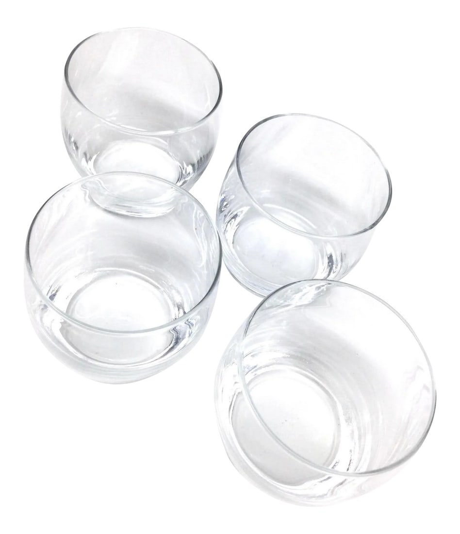 Vintage Single Old Fashioned Glasses - Set of 4: The fine tradition of the Bormioli Rocco Group coincides with the very history of glass: the first glassworks was established in Parma in 1825. The company has always demonstrated a great drive to