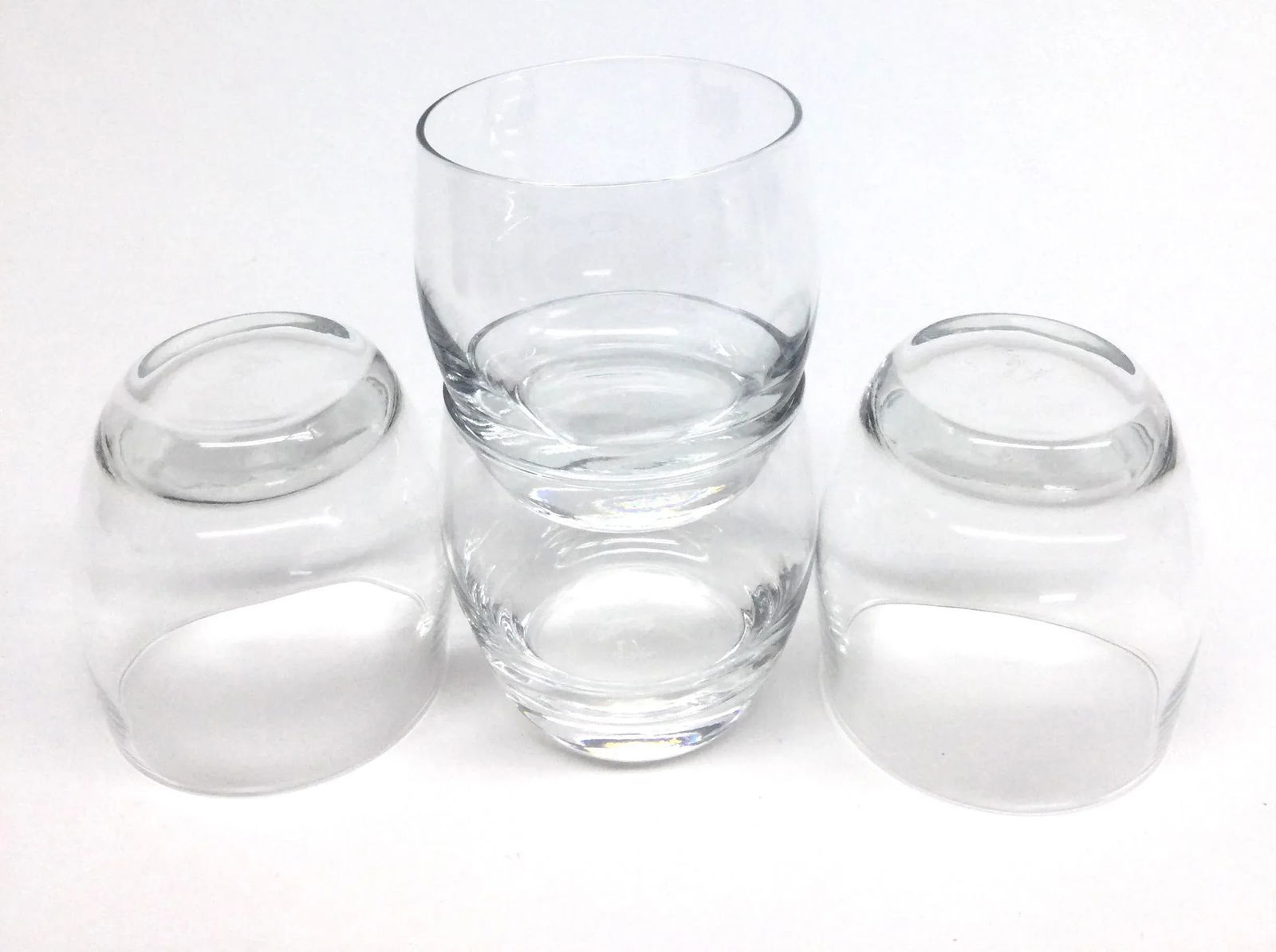 Vintage Single Old Fashioned Glasses - Set of 4 - 4