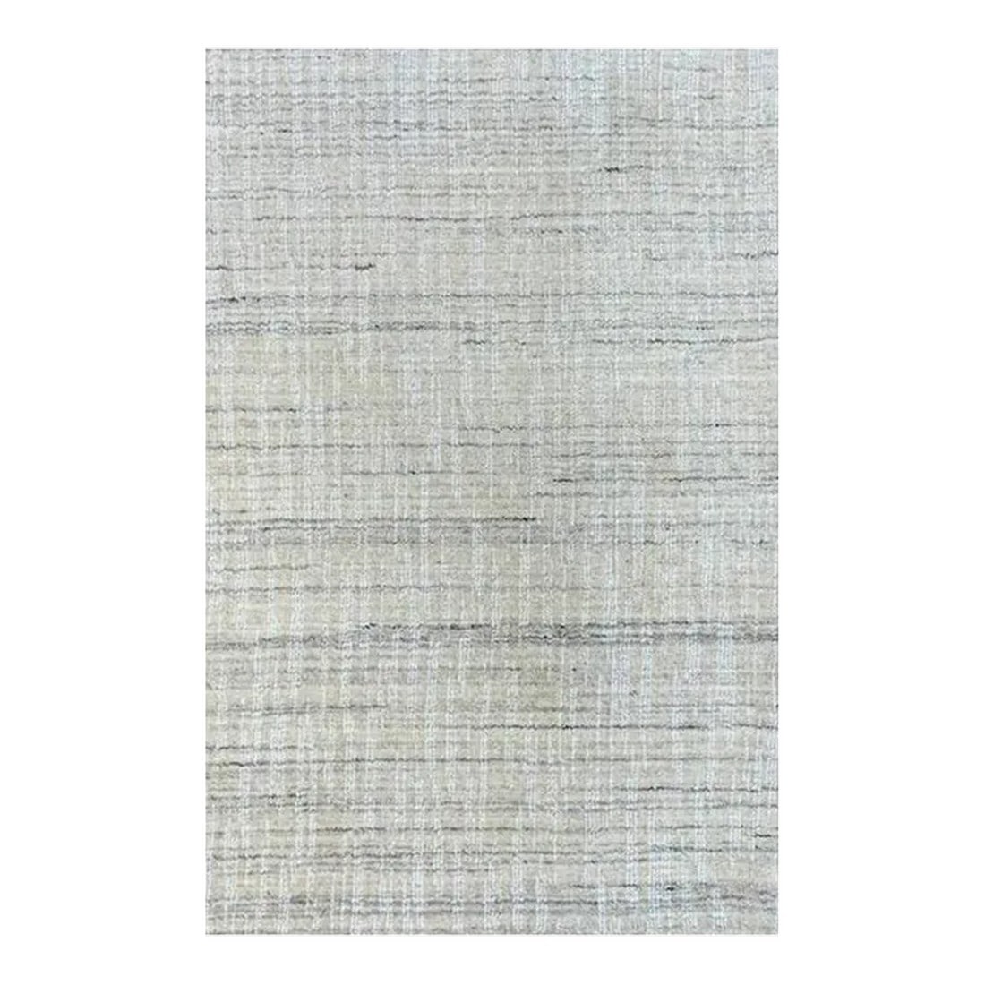 Handwoven Modern Area Rug 2'0" X 3'1": ACTUAL SIZE: 2'0" x 3'1" PRIMARY COLOR: Cream AGE: New ORIGIN: India MATERIALS: Wool FOUNDATION: Cotton PRODUCTION: Handwoven, Knotted Pile CONDITION: Excellent Condition: Imperfections: No