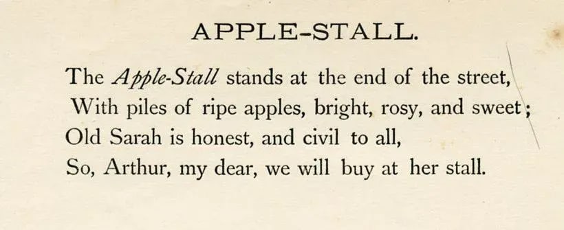 1870s London Alphabet Print, a to D, Original Color Engraving - 2