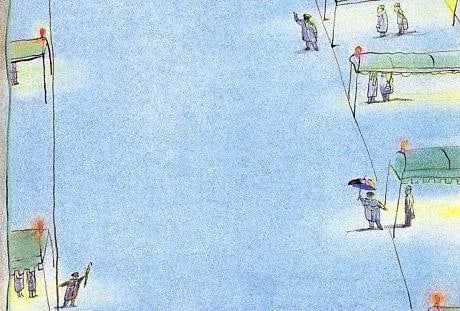 1986 New Yorker Magazine Cover, April 7 (Eugene Mihaesco), Original Vintage Cover, City Life - 2