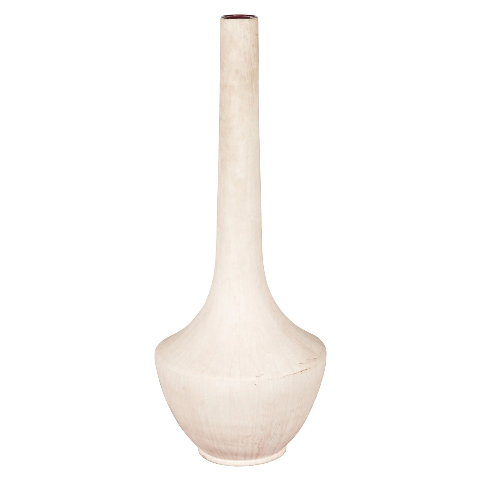 Northern Thai Chiang Mai White Contemporary Vase from the Prem Collection - 2