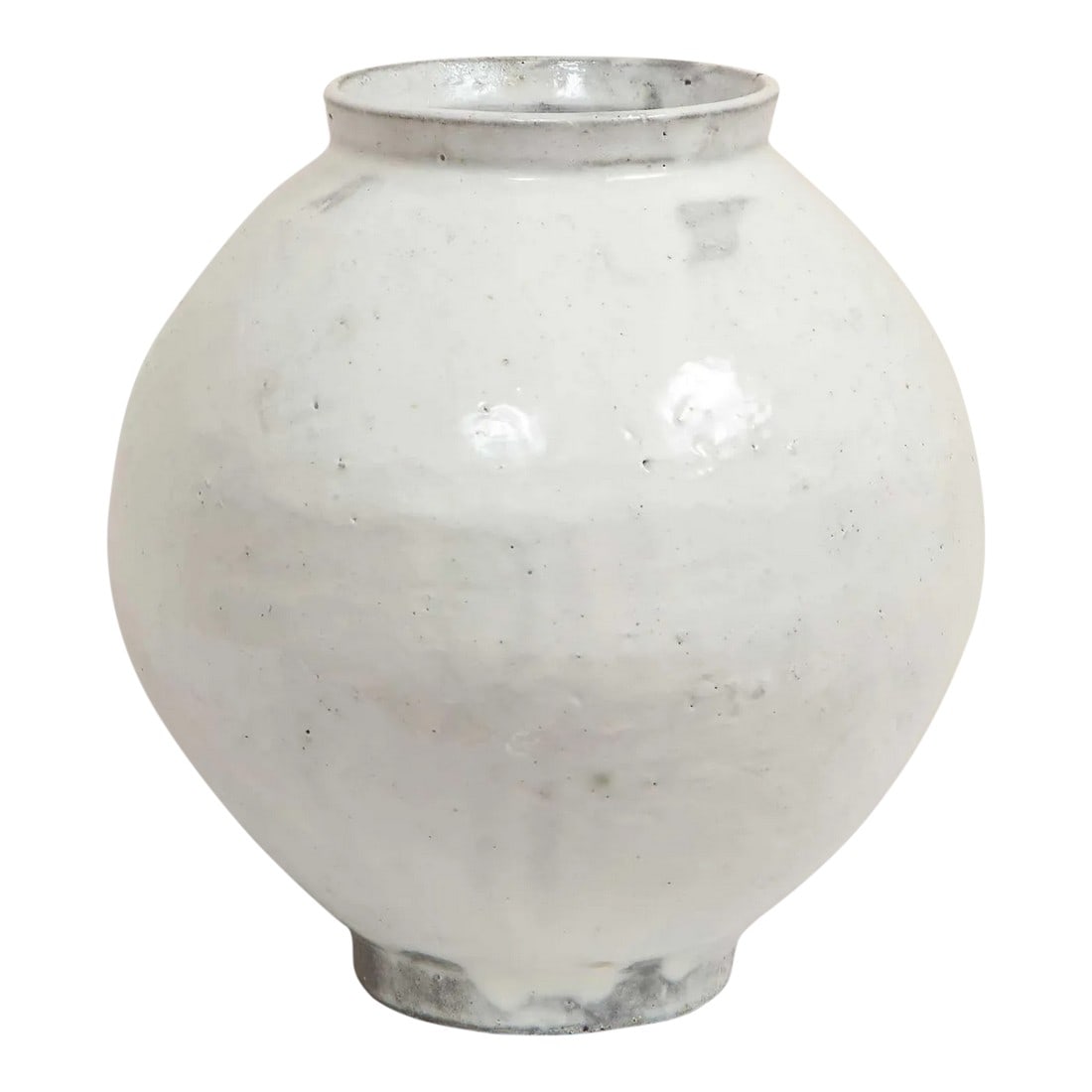2021 "Moon Jar II" White, Hand Crafted Clay Vase by Sungwook Park (South Korea) (1 of 11)