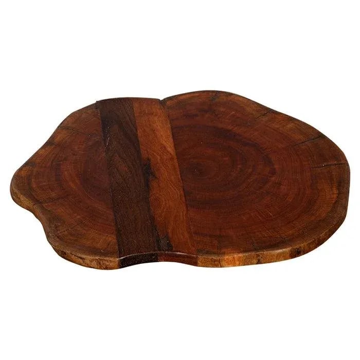Early 20th Century Freeform Wood Cheese Board - 4