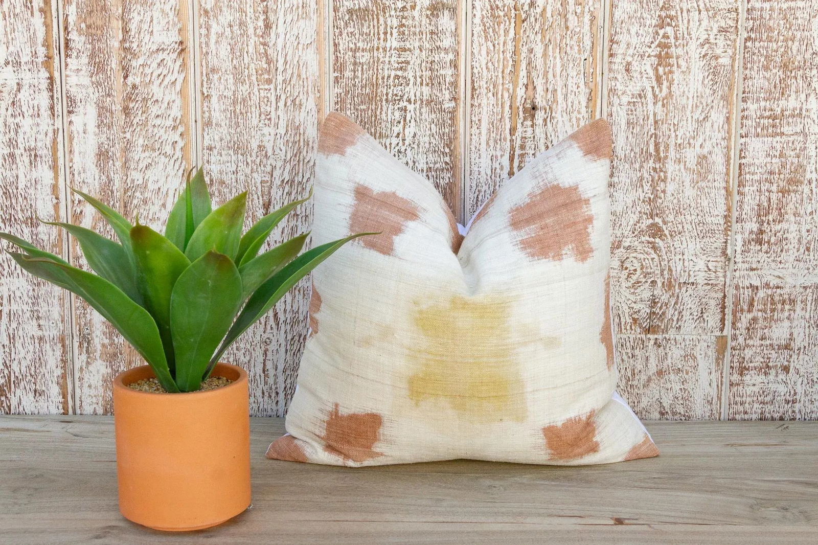 Vintage Tovi Organic Silk Ikat Pillow - 2