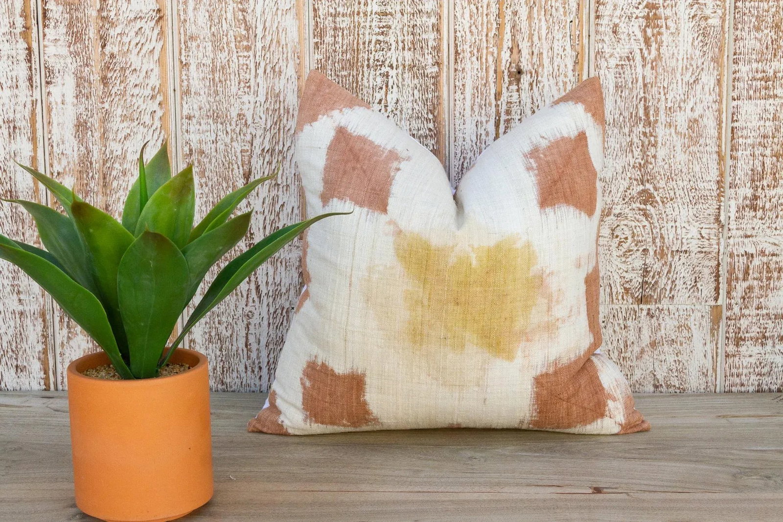 Vintage Vivi Organic Silk Ikat Pillow - 8