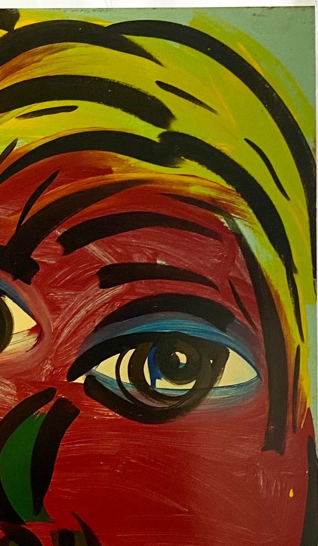 Peter Keil Abstract Painting on Board - 3