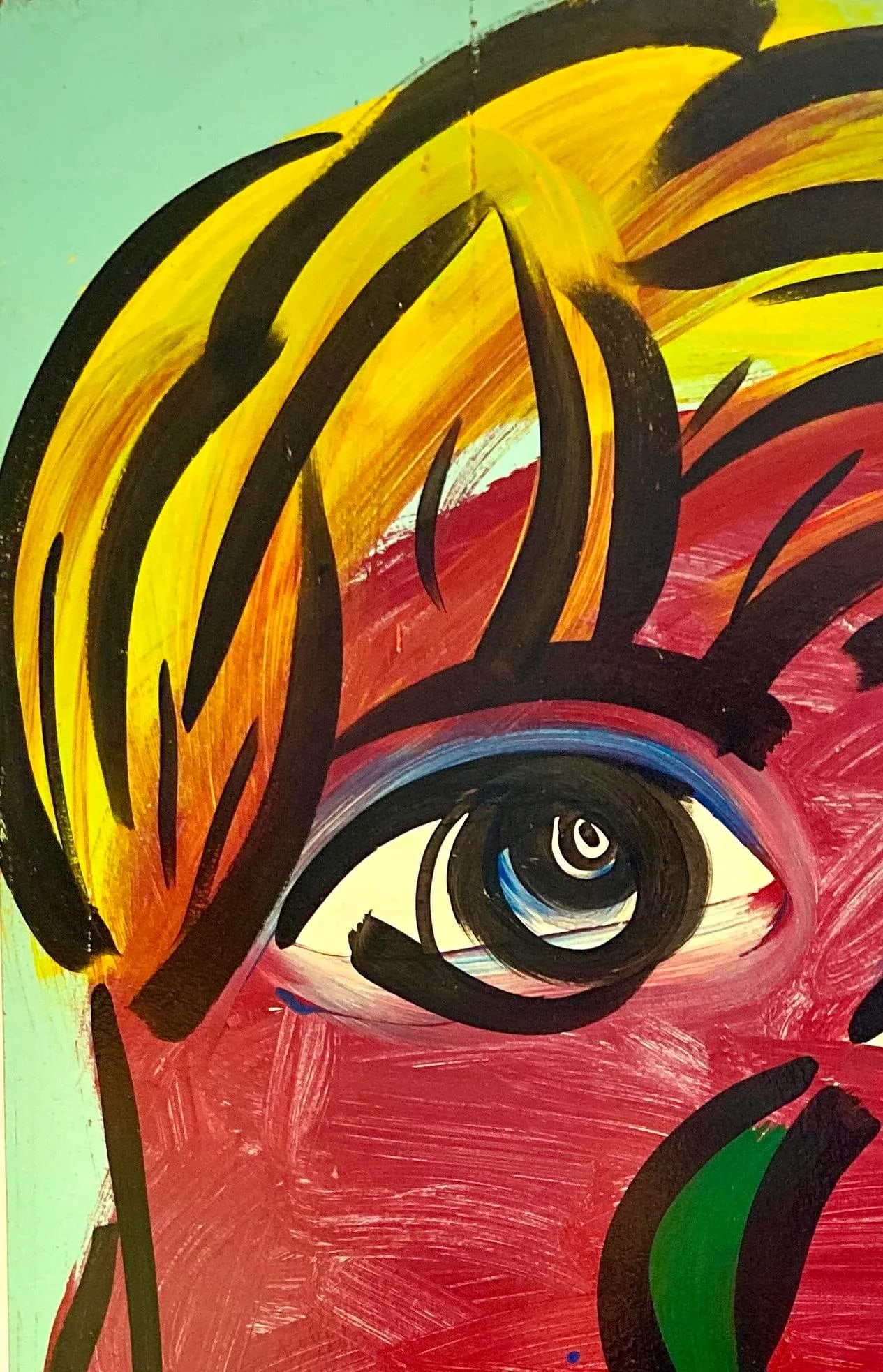 Peter Keil Abstract Painting on Board - 5