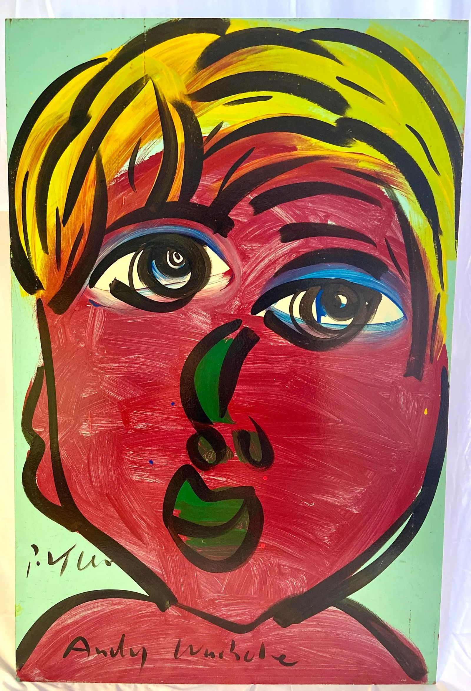 Peter Keil Abstract Painting on Board - 7