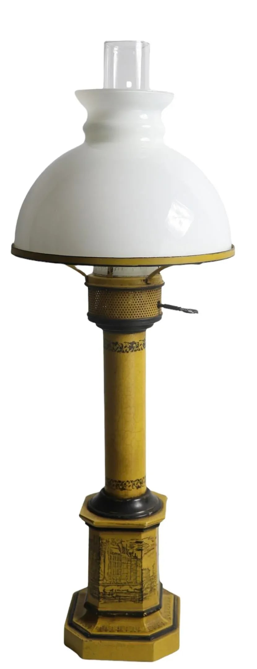 English Regency Style Table Lamp Ca. 1950's - 13