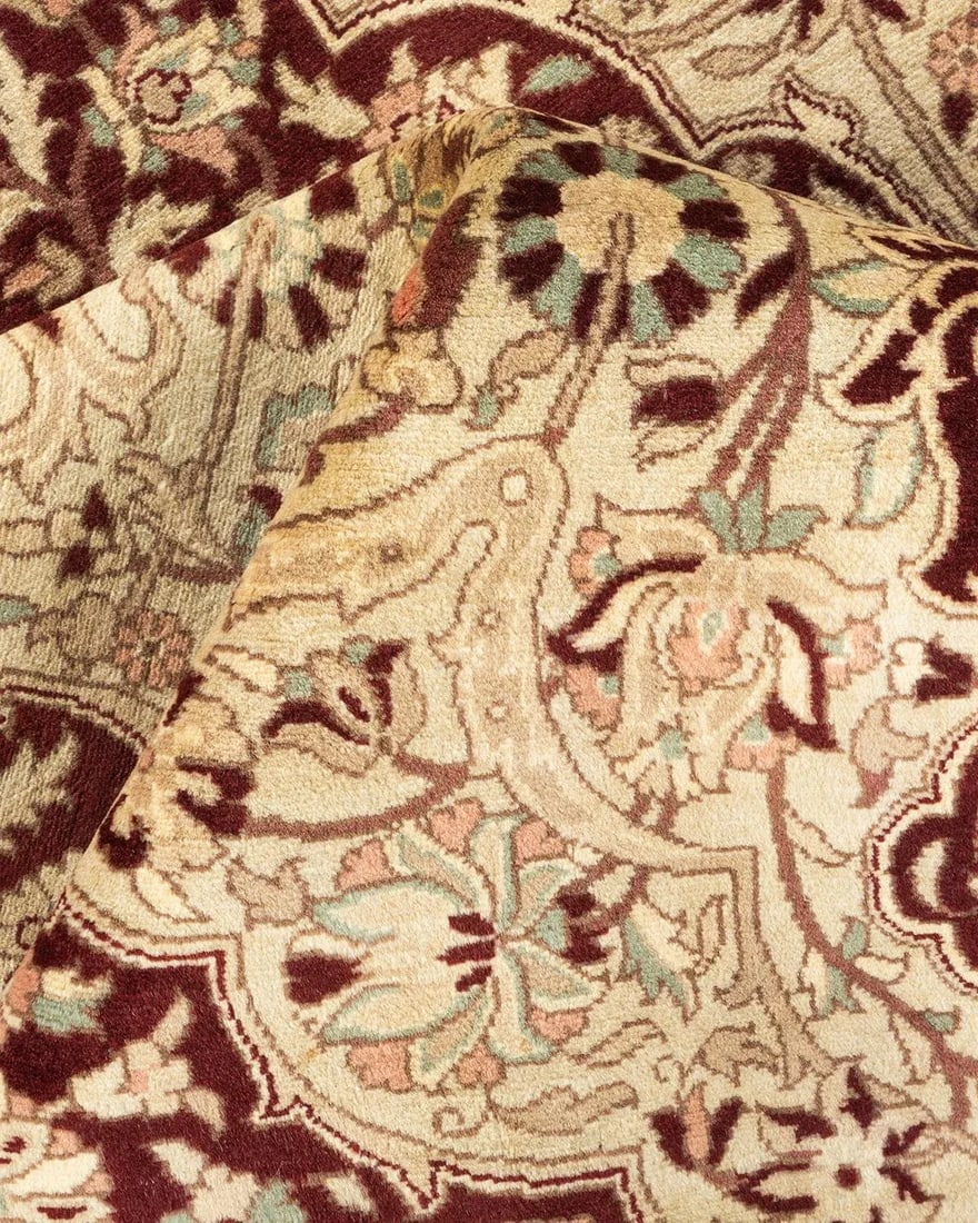 Mogul, One-of-a-Kind Hand-Knotted Area Rug in Ivory, 4' 8" x 7' 2" - 7