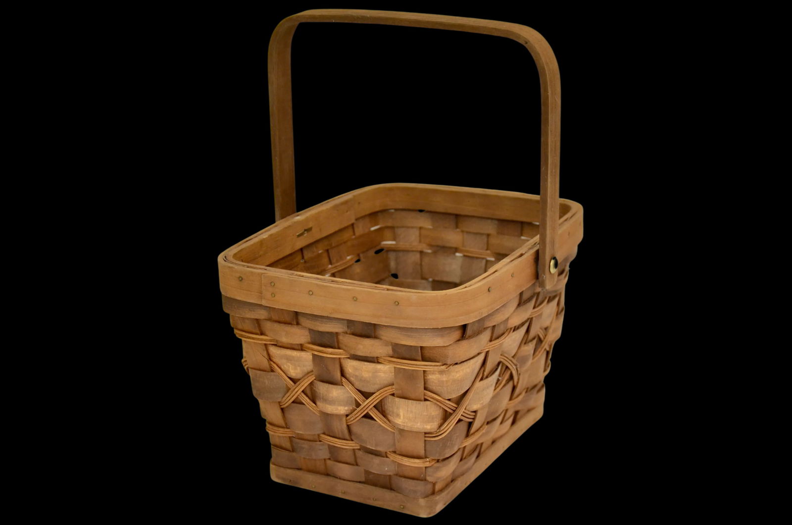 Reed & Wood Basket - 3