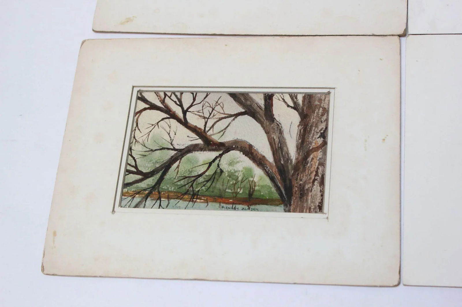 Grouping of Six Plein-Air Watercolors by Stanley C. Brodey - 7