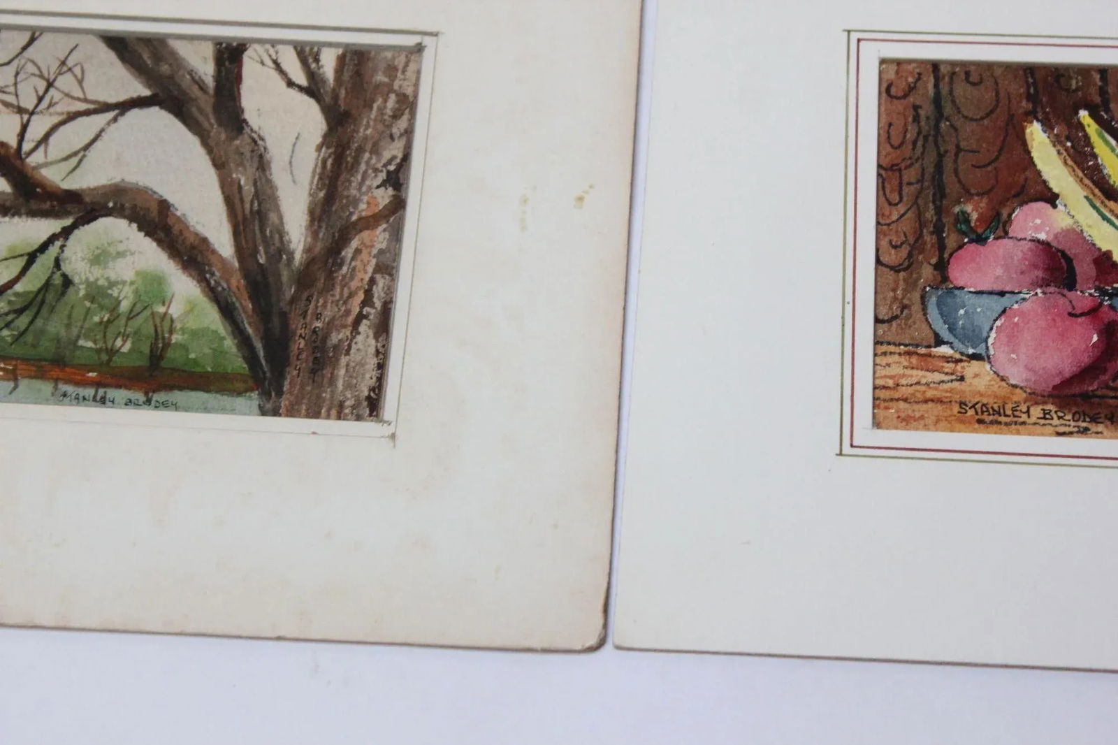 Grouping of Six Plein-Air Watercolors by Stanley C. Brodey - 9