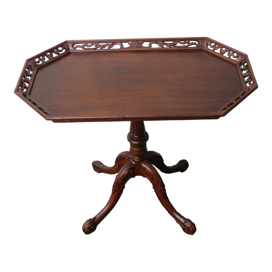 Early 20th Century French Hand Carved Side Table (1 of 12)