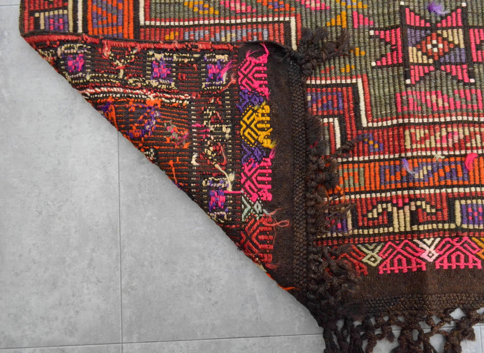 Turkish Rug Hand Woven Tribal Kilim Rug - 3'10" X 4'11" - 6