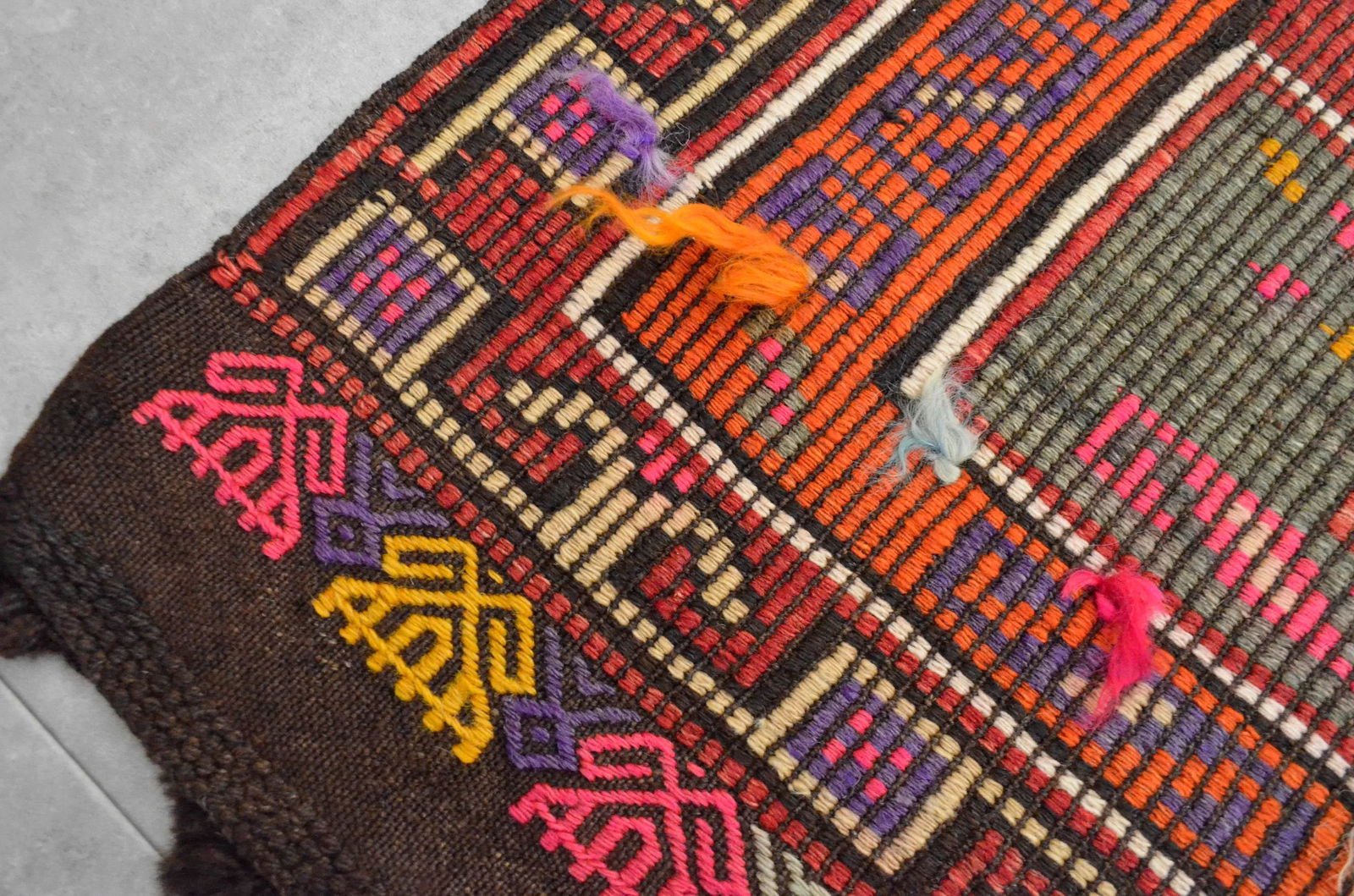 Turkish Rug Hand Woven Tribal Kilim Rug - 3'10" X 4'11" - 7