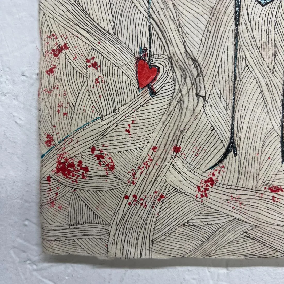 2011 Original Modern Art From Oaxaca Ink on Custom Paper - 4