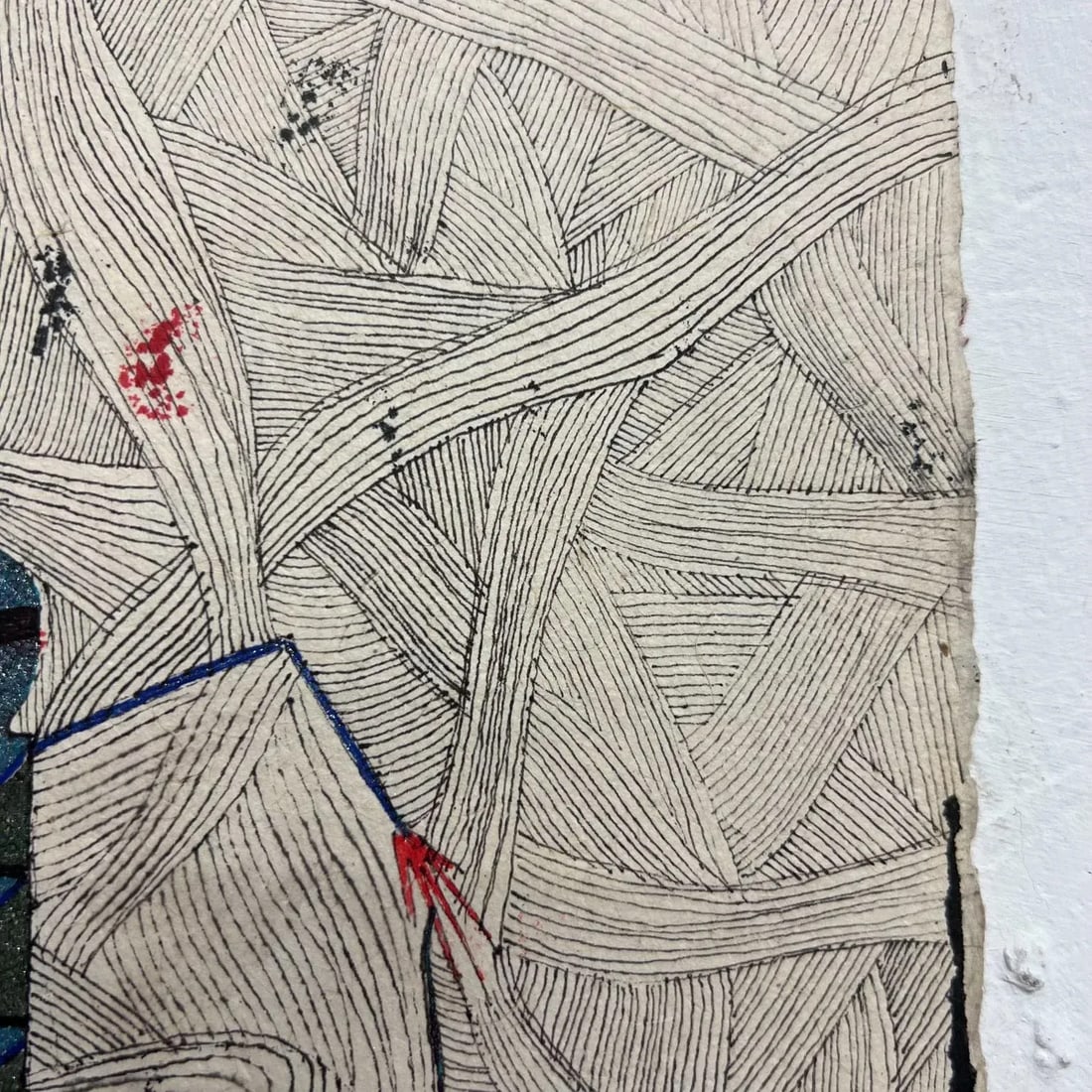 2011 Original Modern Art From Oaxaca Ink on Custom Paper - 5