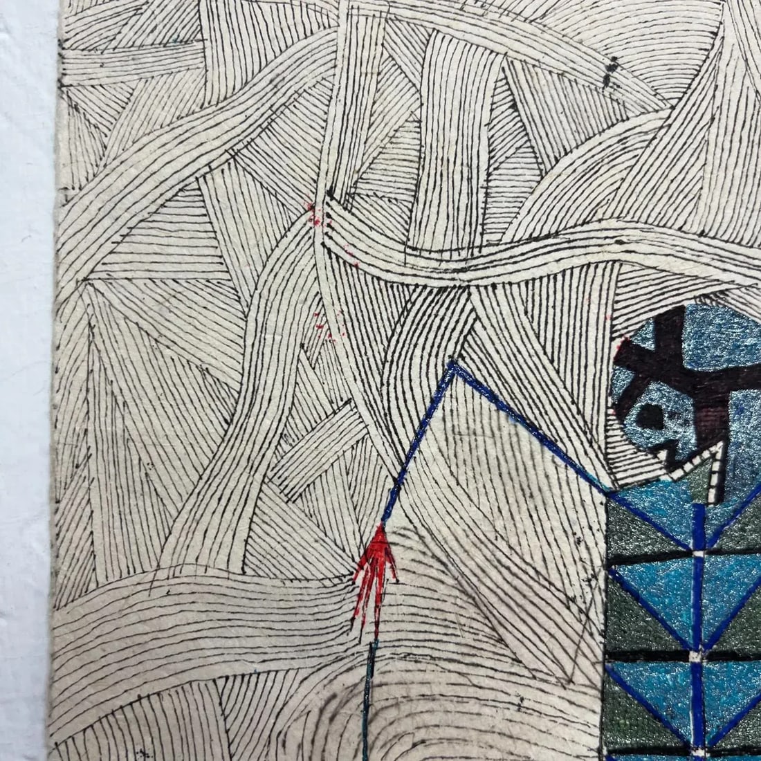 2011 Original Modern Art From Oaxaca Ink on Custom Paper - 6