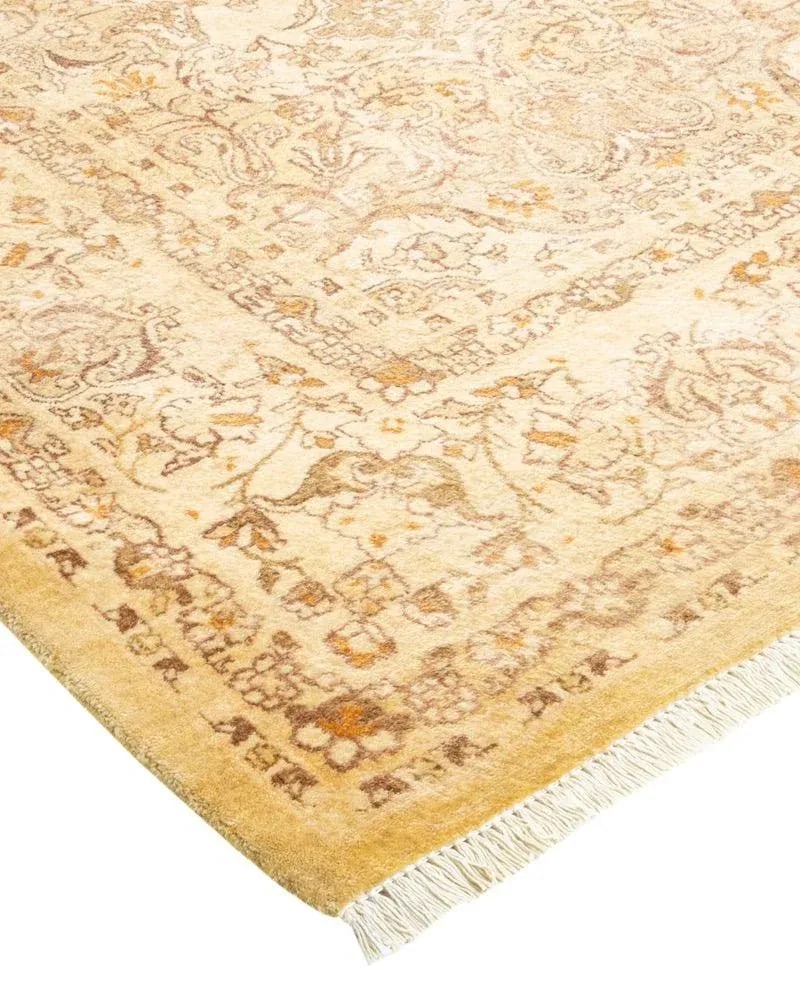 Mogul, One-of-a-Kind Hand-Knotted Area Rug in Green, 6' 1" x 9' 3" - 2